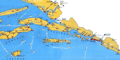 Хрватска мапата дубровник област