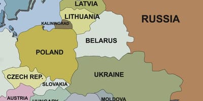 Карта на хрватска и во соседните земји