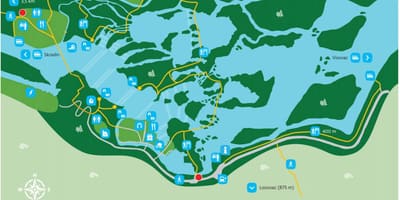 Крка национален парк во хрватска мапа