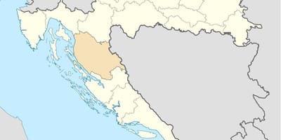 Senj хрватска мапа