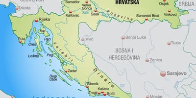 Северна хрватска мапа