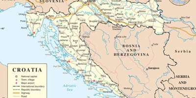 Возна карта на хрватска