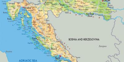 Хрватска во мапата